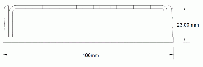 100PASGBL20 Linear Drain